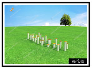 地面拓展器材梅花樁 團隊協作與平衡藝術的考驗